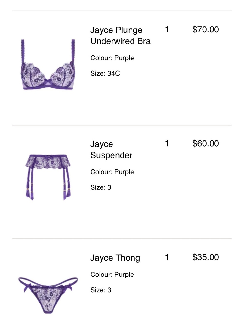 Agent Provacateur Jayce Set - Picture 4 of 4